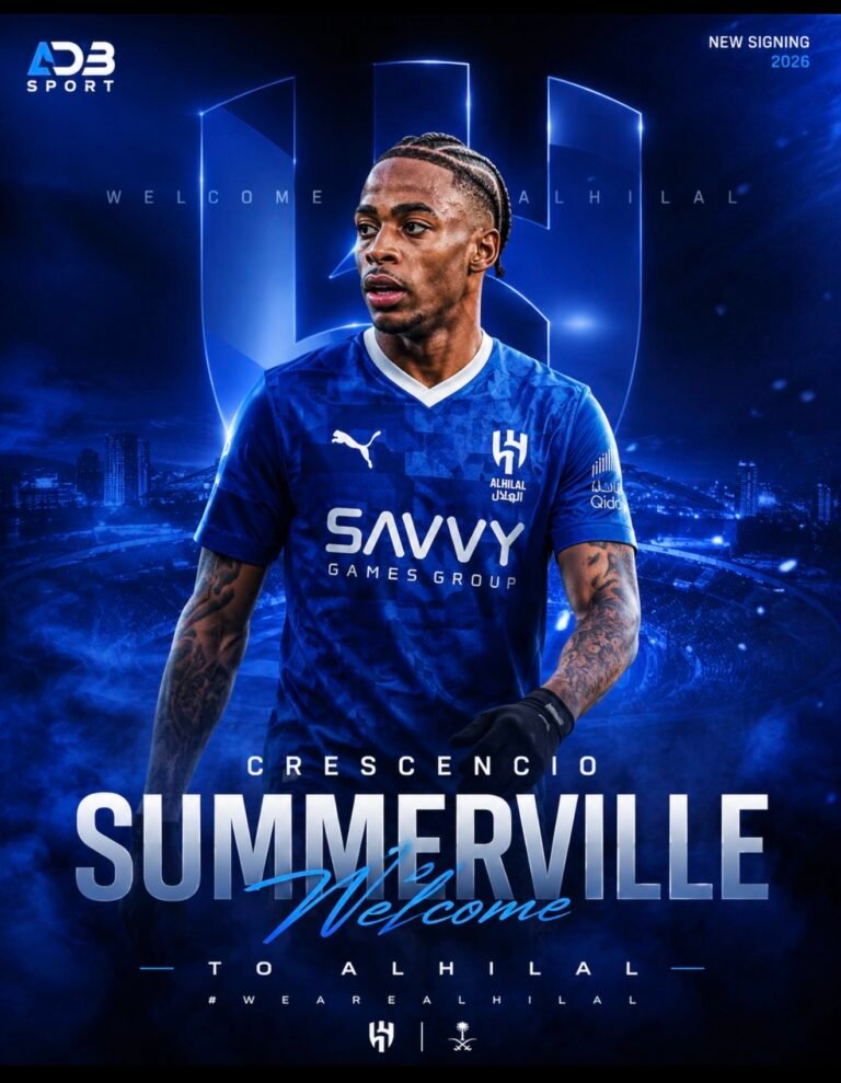 كريسينسيو سومرفيل وقّع رسميًا مع الهلال!